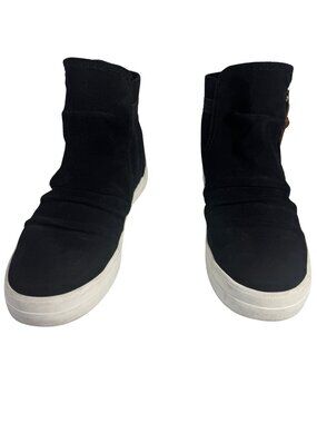 🖤 Sperry Crest Lug Zone Suede Ankle Boot | Women's 6.5 | Black | Slip-On